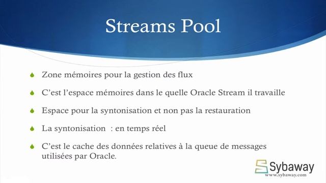 Tutoriel Oracle DBA1 (45) : Oracle Streams et Streams Pool. смотреть онлайн