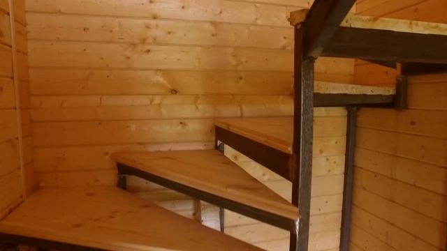 Обзор дома из двойного бруса изнутри, проект "Жизнь-100" смотреть онлайн