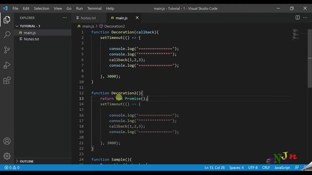 Javascript advance | Promises | callback | Tamil | Njan channel | Tutorial - 1 смотреть онлайн