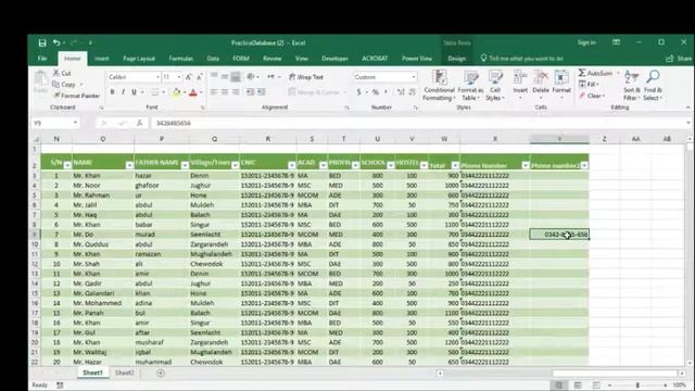 how to enter write phone number with zeero and daashed in excel смотреть онлайн