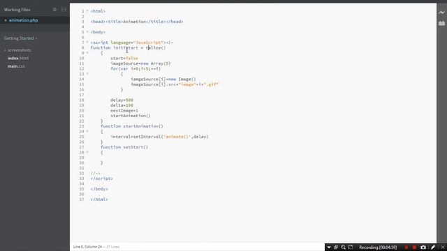 Javascript Simple Animation on GIF's смотреть онлайн