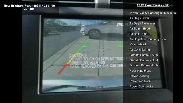 2019 Ford Fusion SE смотреть онлайн