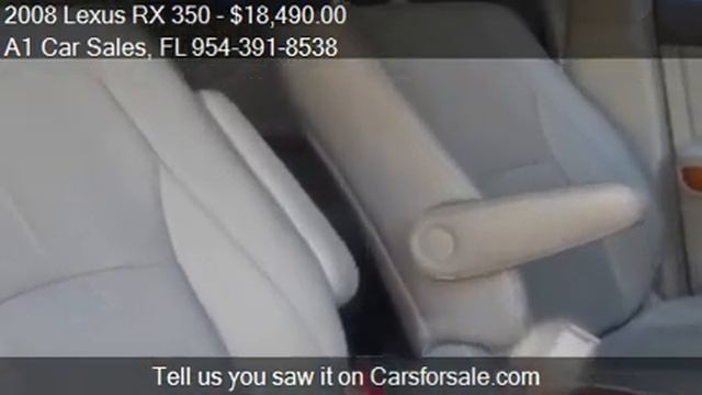 2008 Lexus RX 350 FWD CHECK MY CARFAX! for sale in Hollywood смотреть онлайн