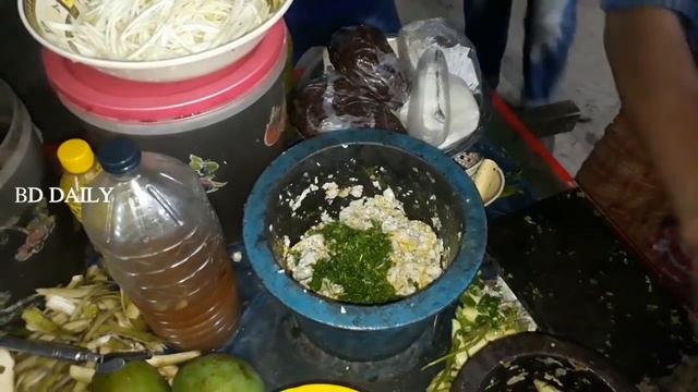 Green Banana Spicy Mix Recipe | Kacha kola vorta Spicy Mix | BD daily смотреть онлайн