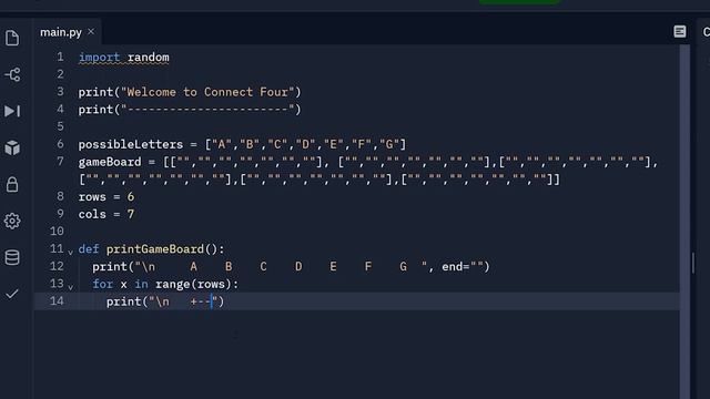 How To Code Connect 4 In Python | Programming Tutorial For Beginners | Part 1 смотреть онлайн