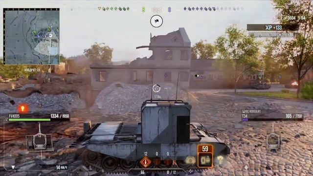 WOT PS4, 8 kills 8k damage,1 vs4 .FV4005 слабый вид техники,тащю катку как всегда ))) смотреть онлайн