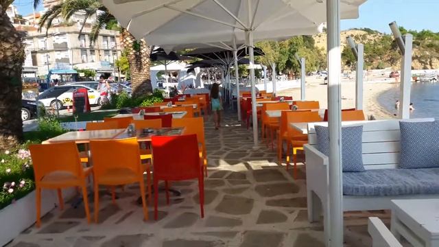 Поездка на остров Тасос. Часть 2. Кемпинг. Гиола. Camping."Eye of Poseidon" (Giola). смотреть онлайн