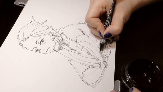 【ASMR】Drawing with a GLASS PEN смотреть онлайн