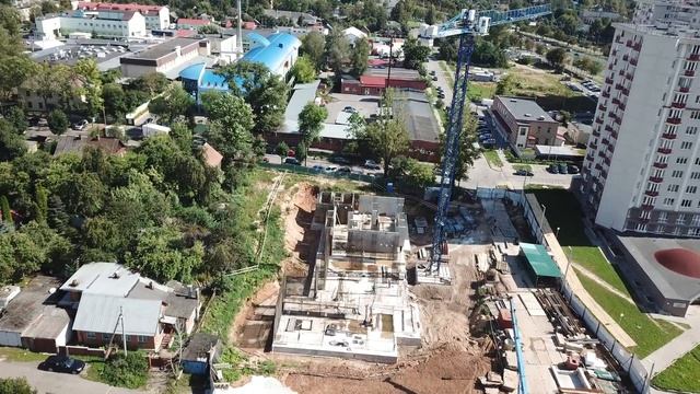 ЖК "Карамель". Ход строительства от 06.08.2018 смотреть онлайн