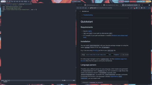 Syntax Highlighting With Treesitter - Neovim Lua From Scratch #1 смотреть онлайн