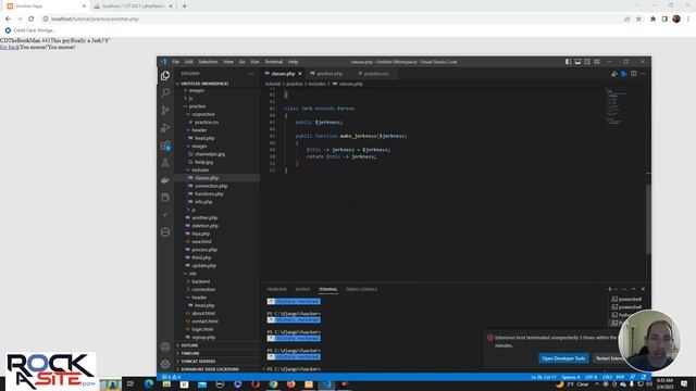 Web Development Tutorial/PHP - Part 25 - Class Inheritance смотреть онлайн