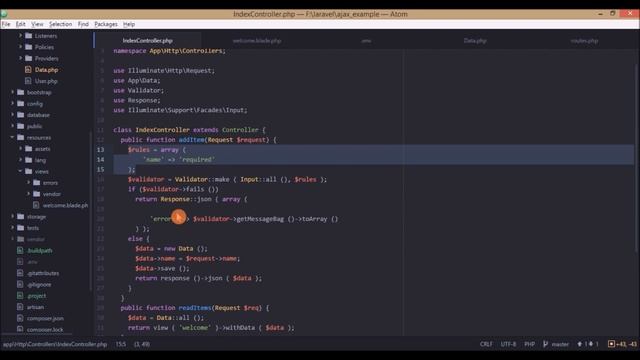 Ajax CRUD operations in Laravel - Code Explanation || Just Laravel смотреть онлайн