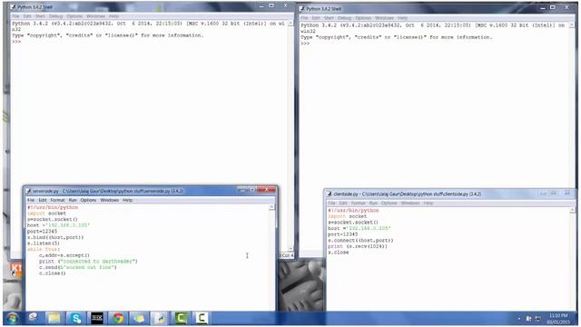 SOCKETS (A simple server-client node) смотреть онлайн