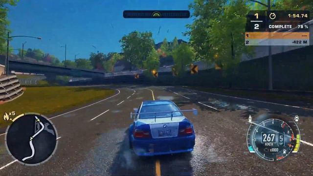 NFS MOST WANTED 2005 (RTX ON) - BMW M3 GTR vs. Toyota Supra [Blacklist #13] - VIC смотреть онлайн