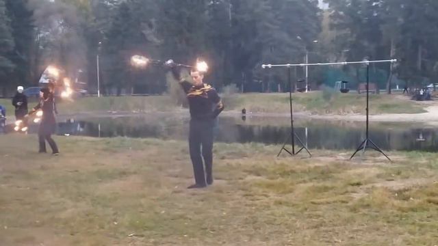 Шоу огня на фестивале колокольного звона в Ильинском смотреть онлайн