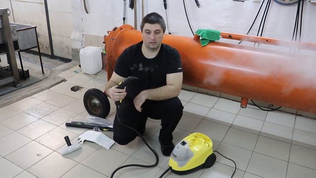 Обзор пароочистителя керхер ,Karcher SC-4 смотреть онлайн
