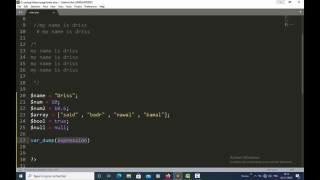 بالدارجة المغربية php-darija Data Type : 3 смотреть онлайн