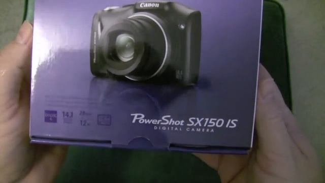 Canon Powershot SX150 IS unboxing смотреть онлайн