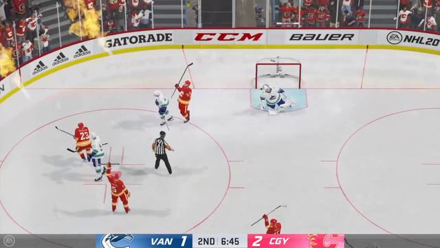NHL 20 PS4. 2019-2020 REGULAR SEASON 10.05.2019: Vancouver CANUCKS VS Calgary FLAMES ! смотреть онлайн