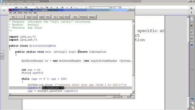 ICS3U 3 5 Error Catching смотреть онлайн
