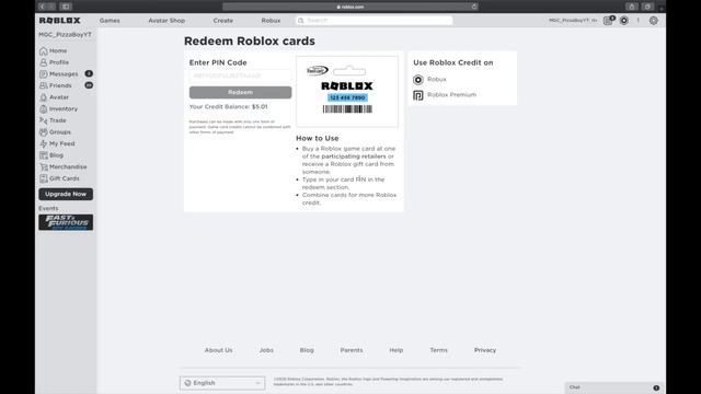 How To Redeem a Roblox Gift Card - Also a good Tip for the Roblox Store смотреть онлайн
