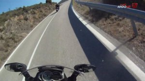 BMW Scooter C 600 Sport Onboard - Going fast!