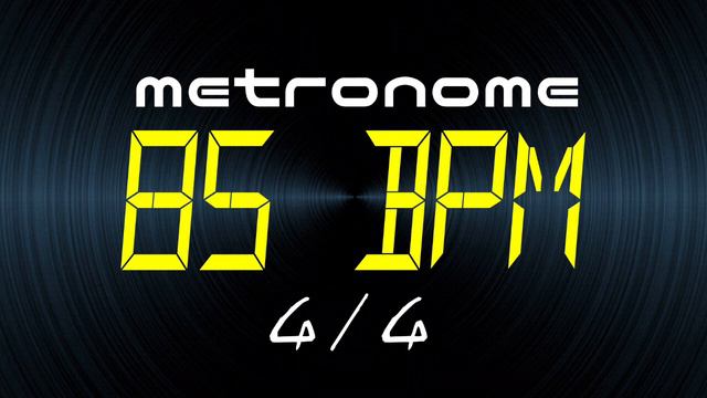 metronome 85 BPM 4/4 смотреть онлайн
