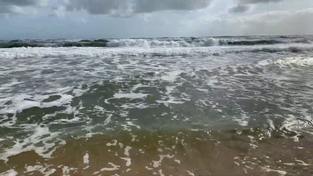 Шум волн бушующего океана! Атлантика!