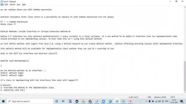 Java 8 features :: Interface vs Abstract class | Java 8 features for Beginners смотреть онлайн