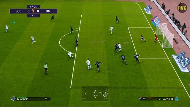 PES 2021 - Sochi 5 - 0 Olympique Marseille Кубок Европы 2022 год Матч №6 смотреть онлайн