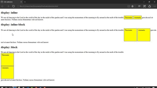 How to use the display inline block value in CSS смотреть онлайн