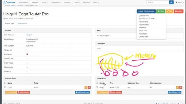 Netbox Device Type Components