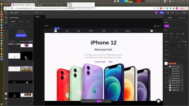 TeleportHQ Webinar01 How to create a landing page смотреть онлайн
