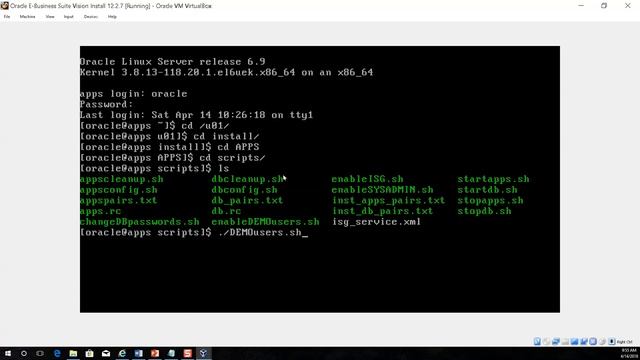 Oracle EBS 12.2 - Change Password For SYSADMIN User-Virutal Machine смотреть онлайн