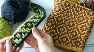 Мое новое увлечение. Мозаичное вязание крючком