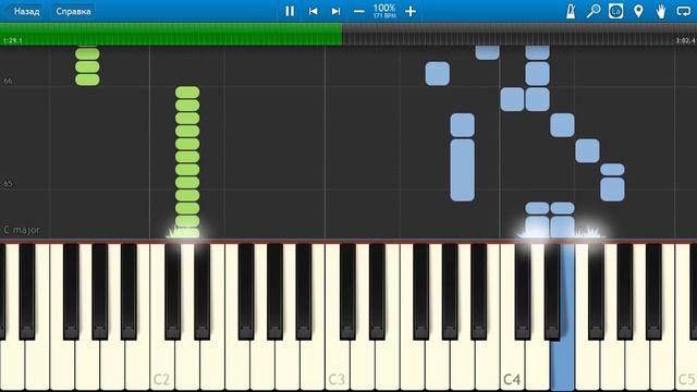 Король и Шут - Лесник (на пианино Synthesia)