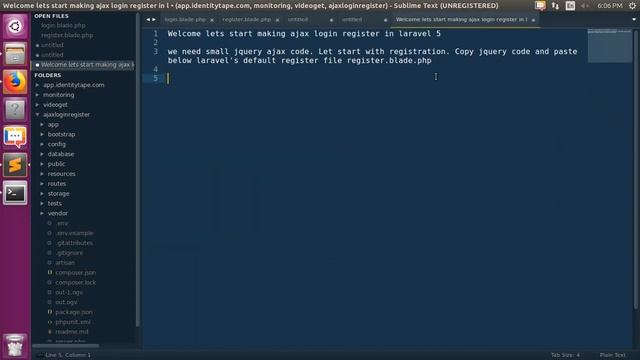 Laravel | Ajax Login and Registration смотреть онлайн