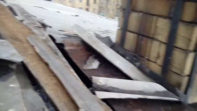 6 марта в Караганде по ул.Зелинского сорвало крышу смотреть онлайн