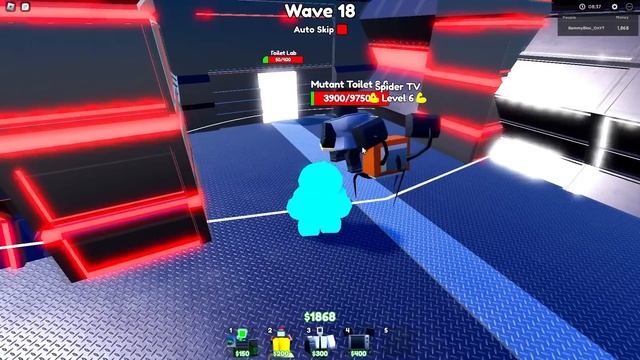 NEW GREEN LASER CAMERAMAN vs NEW TOILET LAB?! (Toilet Tower Defense) смотреть онлайн
