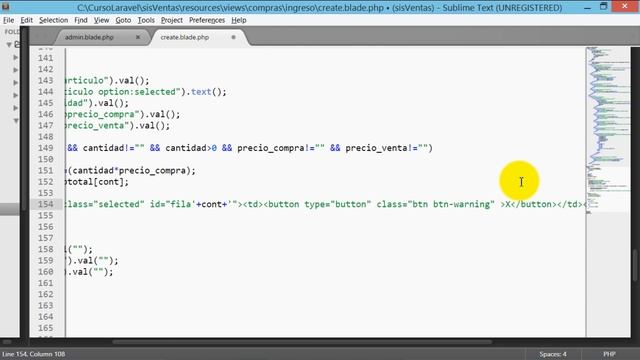 Sistema web PHP con laravel y Mysql (24-36) Registro Compras Almacén (3) смотреть онлайн
