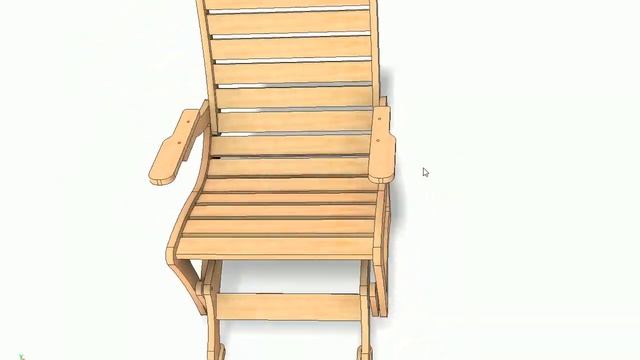 Маятниковое кресло-качалка облегчённое