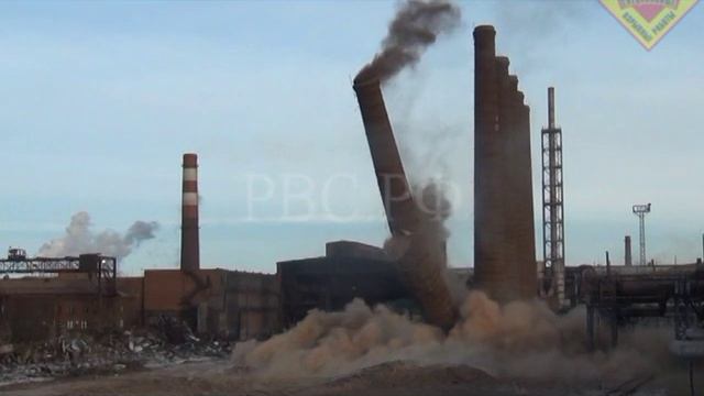 РВС Ч. 262 Труба дымовая №6 Обжимной Цех №1 НТМК Н. Тагил 2013.11.23 смотреть онлайн