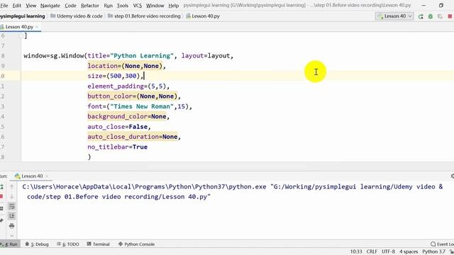 Python GUI with PySimpleGUI - easy learn 40 смотреть онлайн