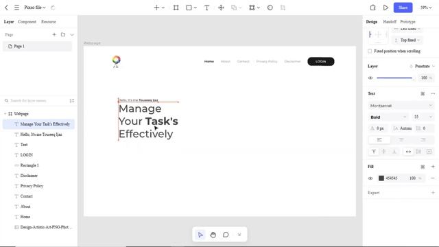 Create Awesome Website Design Using Pixso Web Design Tutorial смотреть онлайн