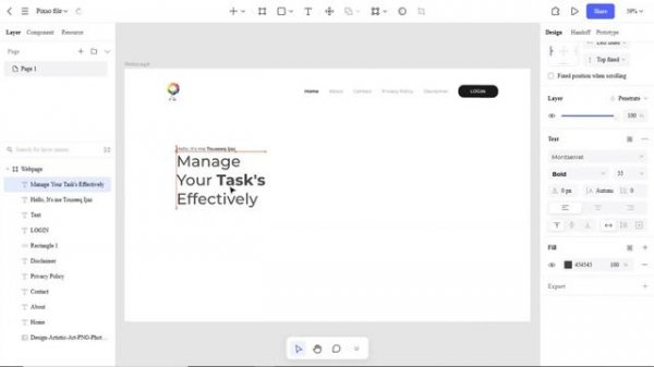 Create Awesome Website Design Using Pixso   Web Design Tutorial