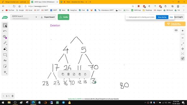Discussion (Week 4) | LeetCode 23. Merge k Sorted Lists | Using Heap смотреть онлайн