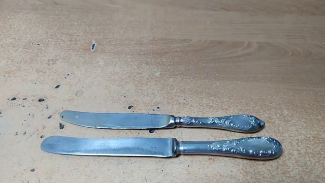 Реставрация мельхиоровых ножей смотреть онлайн