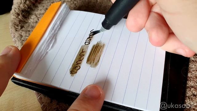 The best sketching ink?- Robert Oster Motor Oil Ink Review смотреть онлайн