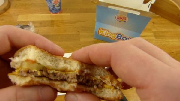 Burger King - King Box Cheeseburger