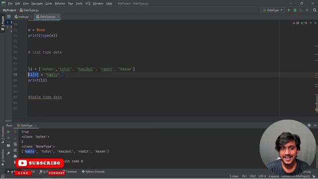 #12 Sequence Type Data In Python Bangla Tutorial смотреть онлайн
